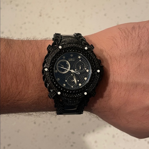 Invicta Gladiator 1.66 Carat Diamond Watch - 43.2mm, Black (41424)